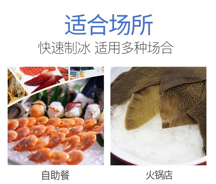 300公斤超市海鲜店片冰机